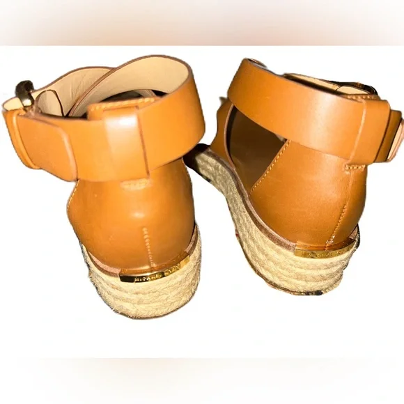 Michael Kors Darby Brown Espadrille Sandals - Picture 2 of 5